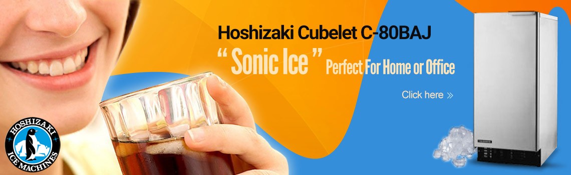 Hoshizaki C-80BAJ  Chewable Ice, 80 lbs per day, Built-In Storage 22 lbs